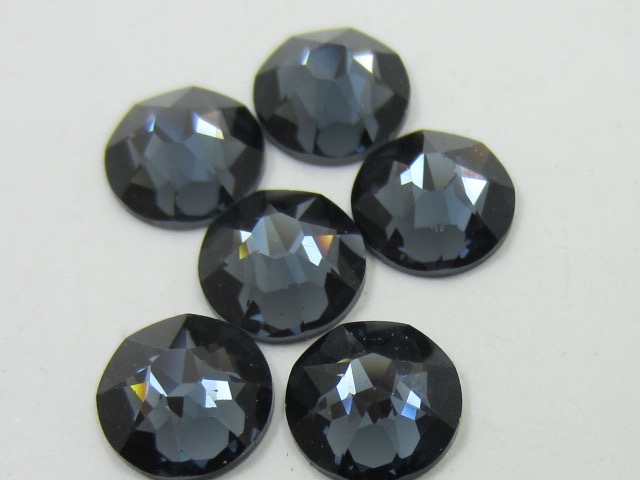 72 pcs. 20ss GRAPHITE STAR BRIGHT FLATBACK Rhinestones